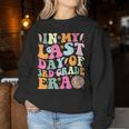 Groovy In My Last Day Of 3Rd Grade Era Last Day Of School Women Sweatshirt Unique Gifts