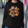 Groovy Mimi Retro Flowers Mother's Day Grandma Women Sweatshirt Funny Gifts