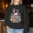 Groovy Rehab Crew Rehab Nurse Bunny Ear Flower Easter Women Sweatshirt Unique Gifts