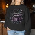 Happiness Is Being A Grammy Cute Grandma Women's Women Sweatshirt Funny Gifts