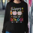 Happy 100 Days Of School Cute Teacher 100Th Day Of School Women Sweatshirt Unique Gifts