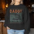 Happy Fathers Day First Time Daddy New Dad Est 2024 Women Sweatshirt Unique Gifts