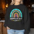 Happy Pi Day Mathematic Math Teacher Rainbow Girl Women Sweatshirt Unique Gifts