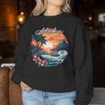 Hawaii Island Sunset Feel Aloha Flower Spirit Aloha Hawaii Women Sweatshirt Personalized Gifts