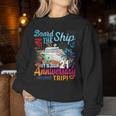 Husband Wife 21St Marriage Anniversary Cruise Ship Vacation Women Sweatshirt Unique Gifts