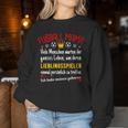 Ich Habe Meinen Lieblingsspieler Geboren Football Mama Sweatshirt Frauen Lustige Geschenke