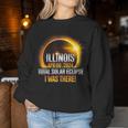 Illinois Solar Eclipse 2024 Usa Totality Women Sweatshirt Unique Gifts