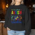 Infinity Im A Proud Grandma Autism Awareness Butterfly Women Sweatshirt Funny Gifts