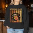 Instructional Coach Afro African Black History Month Women Sweatshirt Personalized Gifts