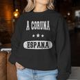 Intage A Coruna Espagne Women Sweatshirt Cadeaux drôles