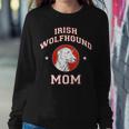 Irish Wolfhound Mom Dog Mother Women Sweatshirt Unique Gifts