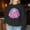 Ironic Alpha Male Unicorn Rainbow For Women Women Sweatshirt Unique Gifts