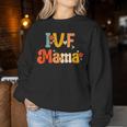 Ivf Mama Groovy Rainbow Ivf Mom Fertility Surrogate Women Sweatshirt Unique Gifts