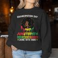 Junenth African Black American Feedom 1865 Women Sweatshirt Funny Gifts