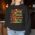 Junenth Black Girl Black Freedom 1865 History Month Women Sweatshirt Personalized Gifts
