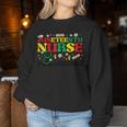 Junenth Nurse Groovy Retro African Scrub Top Black Women Women Sweatshirt Unique Gifts