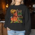 Junenth I Am The Storm Black Black History Month Women Sweatshirt Personalized Gifts