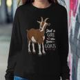 Just A Girl Who Loves Goats Cute Farm Animal Girls Women Women Sweatshirt Unique Gifts