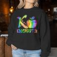 K Is For Kindergarten Teacher Tie Dye Back To School Kinder Women Sweatshirt Unique Gifts