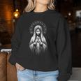 Our Lady Of Fatima Mother Mary Saint Mary Powerful Symbol Women Sweatshirt Unique Gifts