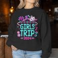 Las Vegas Girls Trip 2024 Friends Group Matching Weekend Women Sweatshirt Personalized Gifts