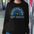 Leopard Rainbow Happy Hanukkah Chanukah Jew Girls Kid Women Sweatshirt Unique Gifts