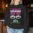 Leveled Up To Big Sister Again 2024 Promoted To Big Sister Women Sweatshirt Personalized Gifts