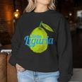 Liguria Retro Olive Italy Vintage Souvenir Women Sweatshirt Unique Gifts