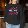 I Love My Awesome Husband Wife Father's Day Usa Women Sweatshirt Unique Gifts