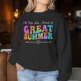I Love You All Have A Great Summer Groovy For Teachers Women Sweatshirt Unique Gifts