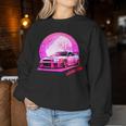 Love Jdm Girl Racer Pink Japanese Modified Race Car Women Sweatshirt Unique Gifts