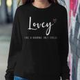Lovey Like A Grandma Only Cooler Mother's Day Women Sweatshirt Unique Gifts