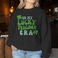 Lucky Teacher Era Women Sweatshirt Unique Gifts