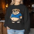 Lustiger Fetter Hund Mama Papa Familie Urlaub Haustier Liebhaber Sweatshirt Frauen Lustige Geschenke