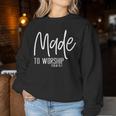 Made To Worship Psalm 95 1 Christian Idea Women Sweatshirt Unique Gifts