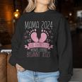 Mama 2024 Werdende Mama Muttertag Beste Mama Sweatshirt Frauen Lustige Geschenke