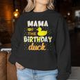Mama Of The Birthday Duck Yellow Duck Birthday Fun Women Sweatshirt Unique Gifts