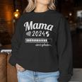 Mama Schwangerschaft Announcement Mama 2024 Wird Geladen Sweatshirt Frauen Lustige Geschenke