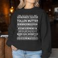 Mama Und Tochter Geschenk Ich Bin Eineerwöhnte Tochter Sweatshirt Frauen Lustige Geschenke