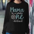 Mama In A Winter Onederland Mom 1St Birthday Of Girl Women Sweatshirt Unique Gifts