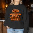 Matching Family Orange Proud Mom Class Of 2024 Graduate Women Sweatshirt Unique Gifts