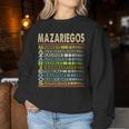 Mazariegos Family Name Mazariegos Last Name Team Women Sweatshirt Funny Gifts