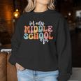 In My Middle School Era Back To School Outfits For Teacher Women Sweatshirt Funny Gifts