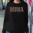 Mima Leopard Print Mom Cute Grandma Women Sweatshirt Unique Gifts