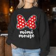 Mimi Mouse Family Vacation Bow Women Sweatshirt Unique Gifts