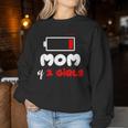 Mom Of 2 Girls 2 Daughters Mommy Of Two Girls Mother Women Sweatshirt Unique Gifts