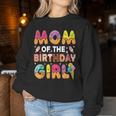 Mom Of The Birthday Bday Girl Ice Cream Birthday Party Women Sweatshirt Unique Gifts