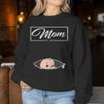 Mom Est 2024 Promoted To Mom 2024 Mother 2024 New Mom 2024 Women Sweatshirt Funny Gifts