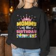 Mommy Mom And Dad Of The Birthday Princess Girl Family Women Sweatshirt Unique Gifts