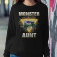 Monster Truck Aunt Retro Vintage Monster Truck Women Sweatshirt Funny Gifts